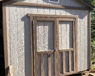 Fully wired 10x12 storage building 