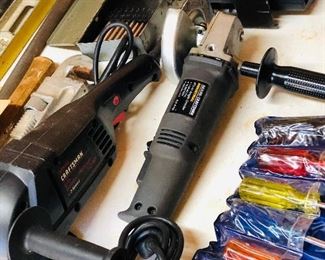 Electrical hand tools and variety of screwdrivers