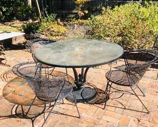 Patio table and chairs