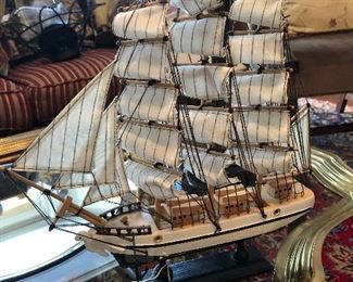 Intricate ship model
