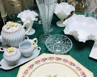 Some of the many beautiful dishes