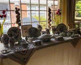 Large selection of tableware
