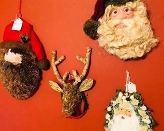 Santa and his reindeer