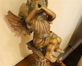 Angel Gabriel blowing his horn