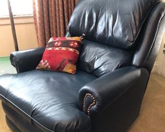 Leather recliner