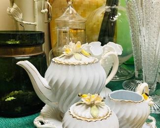 Time for tea with a lovely set