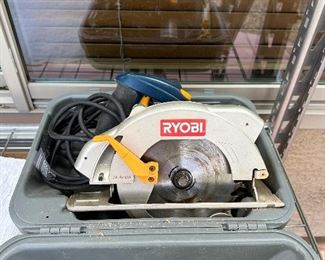 Ryobi circular saw in case