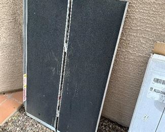 Handicap and moving ramp 