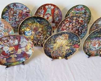 Franklin Mint by Bill Bell Limited Edition "cat" plates