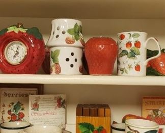 Strawberry kitchen accessories