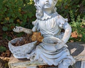 Decorative Statue and Yard Lot
