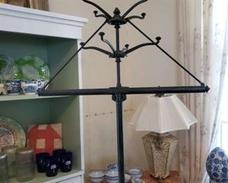 Heavy metal vintage hat rack