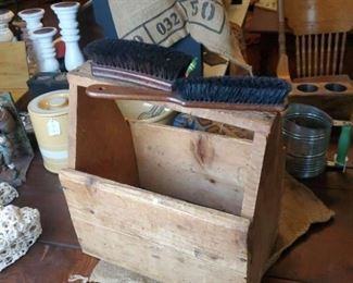Very old shoe shine box