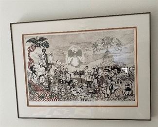 Charlie BRAGG Jamboree Etching Signed & Numbered