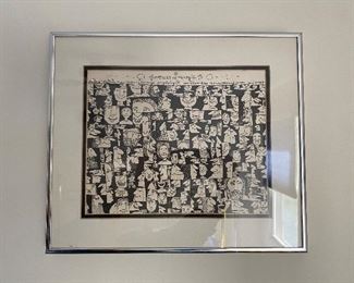 Fine Art Cartoonist Paul Palnik FACES OF HUMANITY 1978 