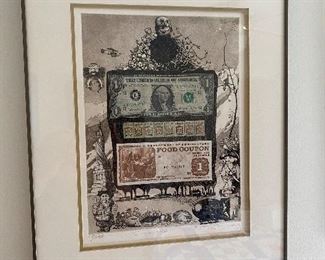 Charlie BRAGG Collage Cymbols Signed & Numbered