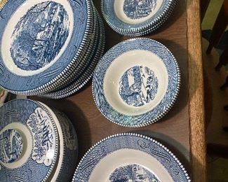 Vintage Currier & Ives Royal Ironstone China