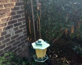 Shepherd's Hook  $10    Bird Feeder   $3