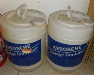 Kerosene storage containers $10  each