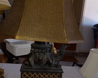 Camel lamp $25