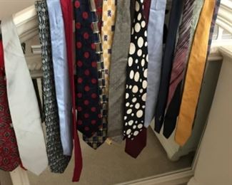 Nice selection of men's ties. 