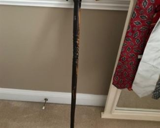 Beautiful hand carved cane