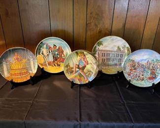 collectible plates: Gone With the Wind series; Wizard of OZ series, World of Children series. American Commemorative Landmarks series, The Promised Land series plus many more