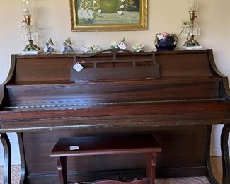 vintage Ronald Stuart console piano