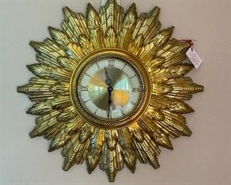 Welby Starburst 8-day clock