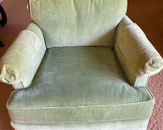 retro Drexel Heritage upholstered club chair