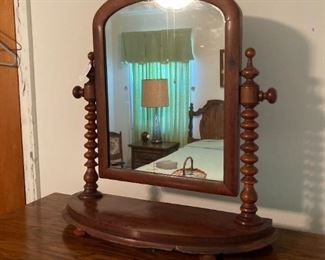 gentleman's adjustable tilt shaving mirror