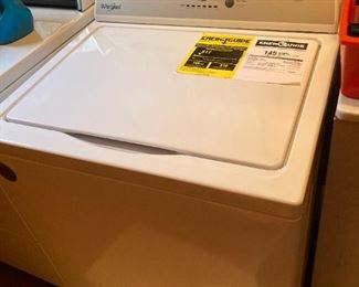 Whirlpool washer purchased 2022