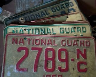National Guard License Plates