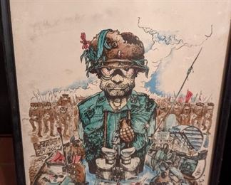 Vintage Print "The Greatest Killer On The Battlefield"