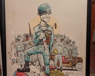 Vintage Print "The Commander"