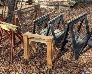 Assorted Saw Horses