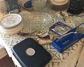 Crystal, collectible plates