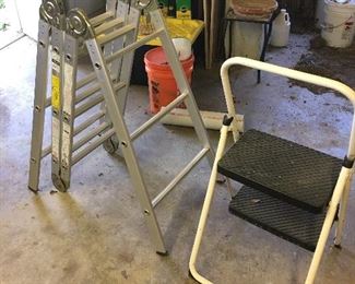 Ladder, stool