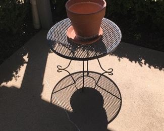 Small metal table