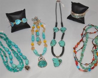More Turquoise, including Silver Bracelets!