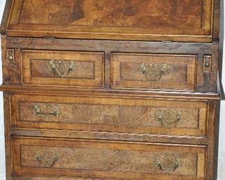 The Secretary/Cabinet has Glass Cabinet Doors that open to 3 Shelves and the Desk opens to 4 Drawers. The Chest opens to Five Drawers. W28.5" x H80" x D17"