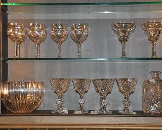 More Beautiful Barware, including Vintage Hawkes Wine Glasses!