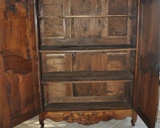 Interior of Cabinet Reveals 4 Shelves for Fantastic Storage!
