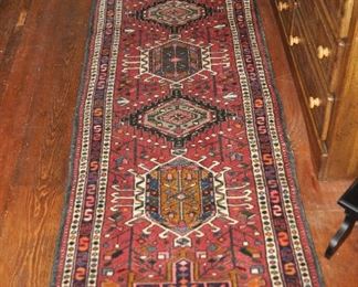 Antique Persian Heriz Runner, c. 1930 2'6" x 9'9"
