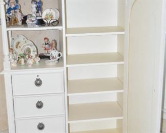 The Door Opens to Five Shelve Perfect for Interior Storage