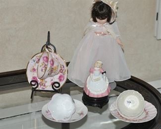 More Pretty Tea Cups and Collectible Doll