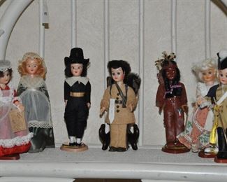 Great Selection of Vintage 7" Carlson Dolls