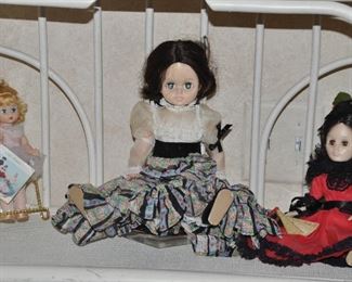 Dolls! Vintage Mme. Alexander Ballerina, a Vintage Effenbee Chipper Doll and another Vintage Effenbee "Carmen" Doll