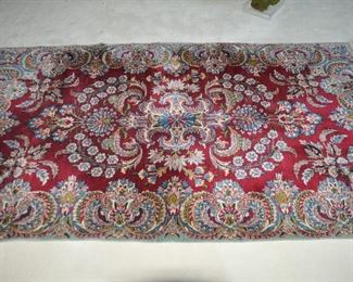 Antique Kerman Area Rug, 4' x 6'10" c. 1930