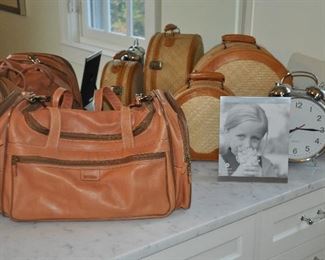 Fabulous Leather Hartmann Duffel Carry-on Luggage and more Decor!